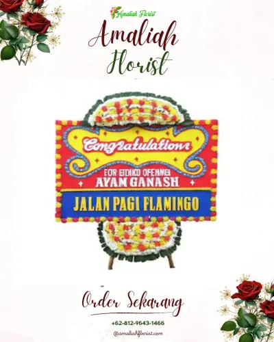 Bunga Papan Congratulation di Jaka Mulya